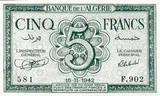 Algeria banknote