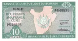 Burundi banknote