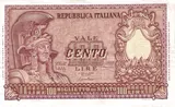 Italy banknote
