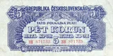 Czechoslovakia banknote