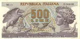 Italy banknote