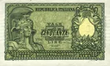 Italy banknote