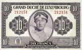 Luxembourg banknote